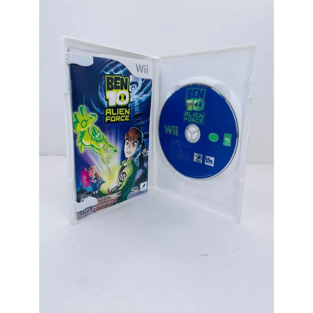 Ben 10 Alien Force Video Game (Nintendo Wii, 2008) Complete W/ Manual